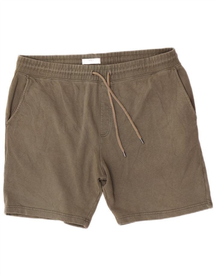 Shorts esportivos femininos Marks & Spencer 2XL algodão verde