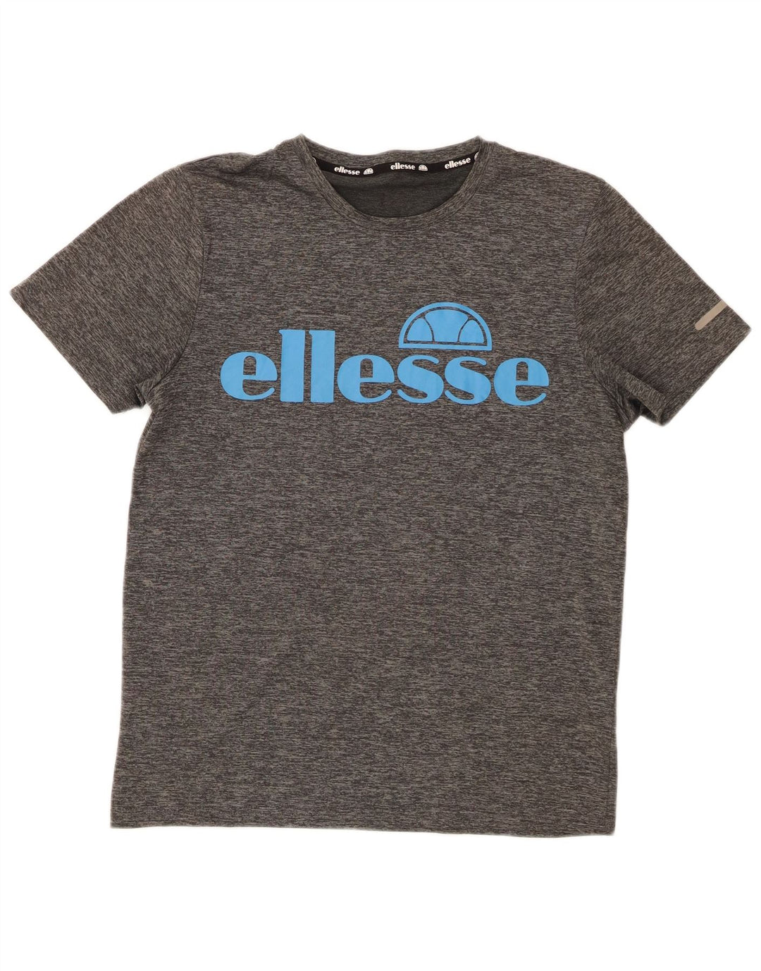 Camiseta feminina Ellesse com estampa gráfica UK 14 poliéster cinza médio