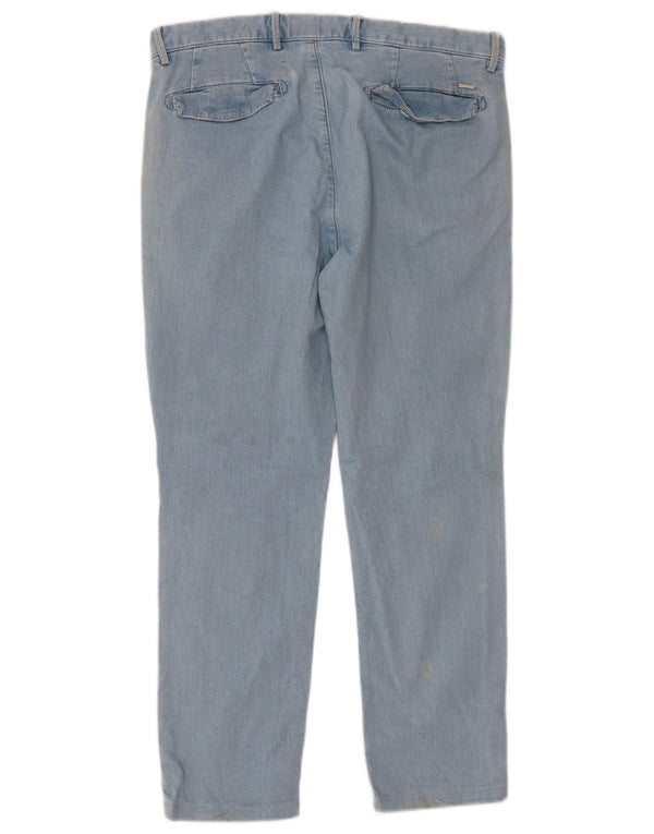 Massimo Dutti Mens Slim Jeans EU 40 Médio W31 L26 Azul Algodão