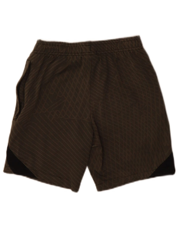 Nike Meninos Barcelona Sport Shorts 10-11 Anos Médio Cáqui Geométrico