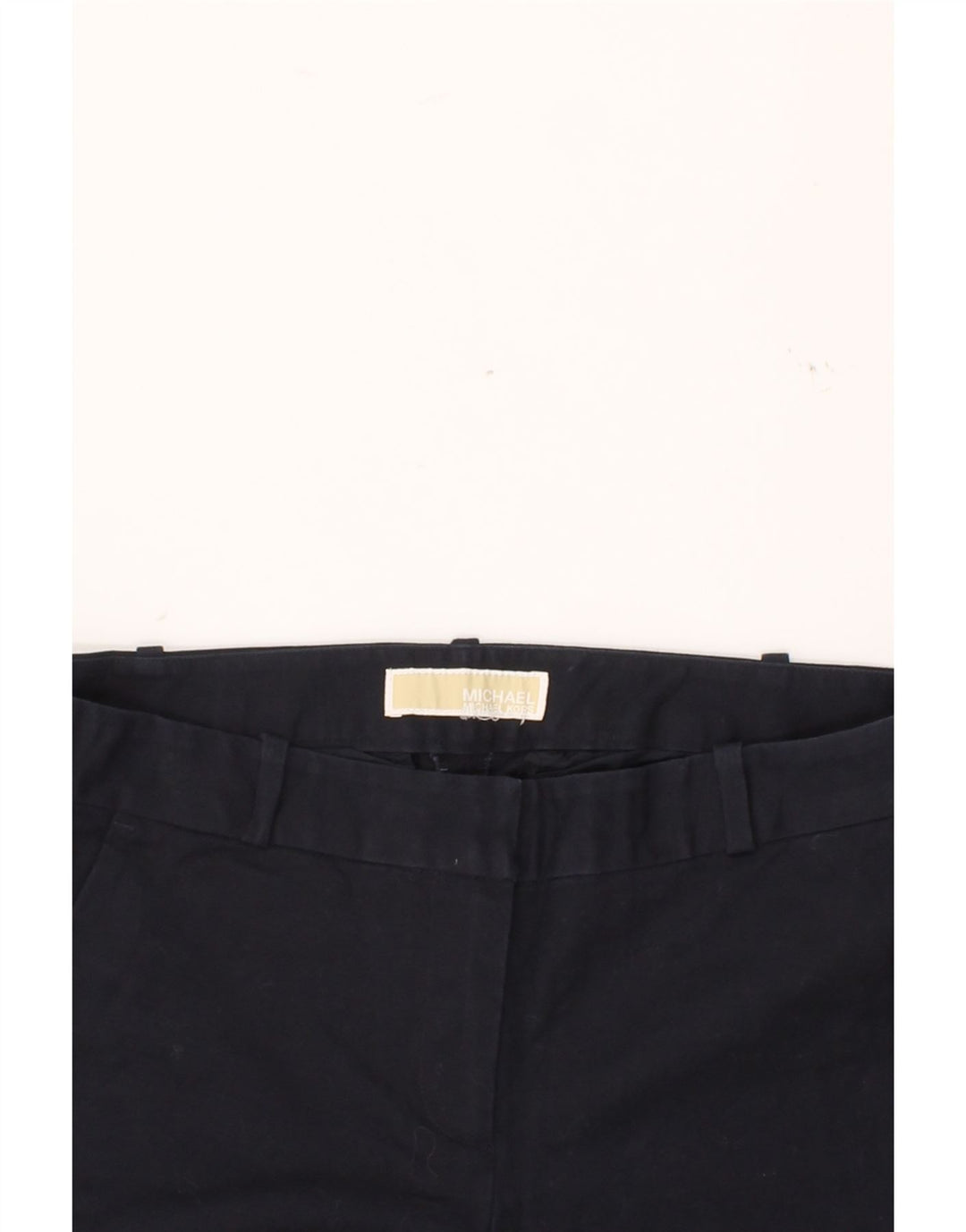 MICHAEL KORS Womens Slim Chino Trousers W28 L29 Navy Blue Cotton Vintage Michael Kors and Second-Hand Michael Kors from Messina Hembry 