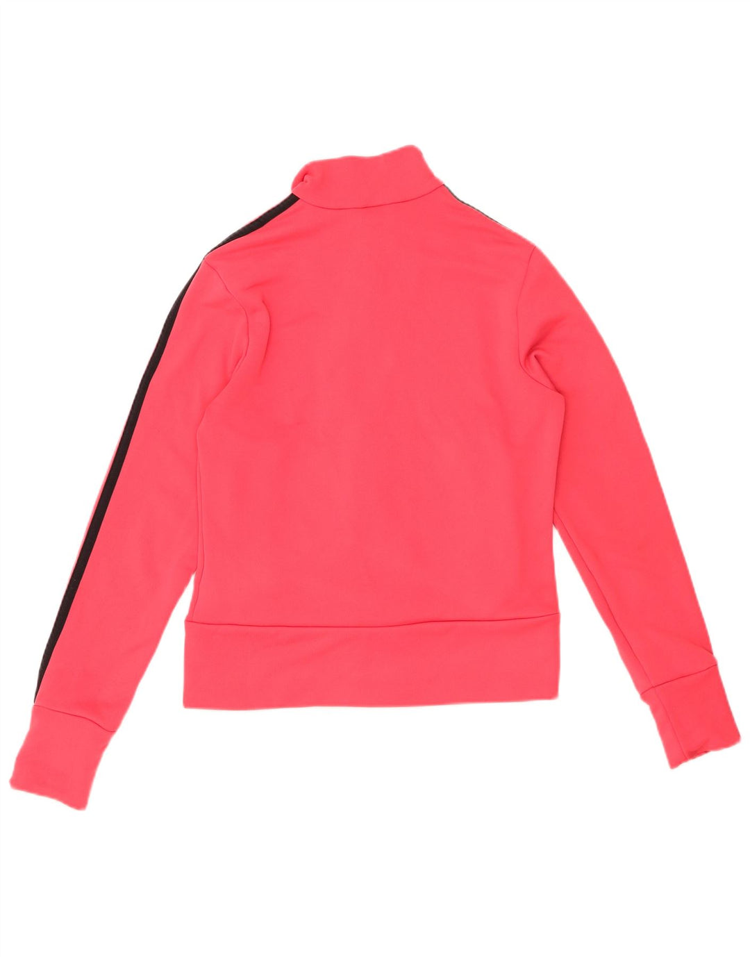 ADIDAS Womens Tracksuit Top Jacket UK 12 Médio Rosa Poliéster