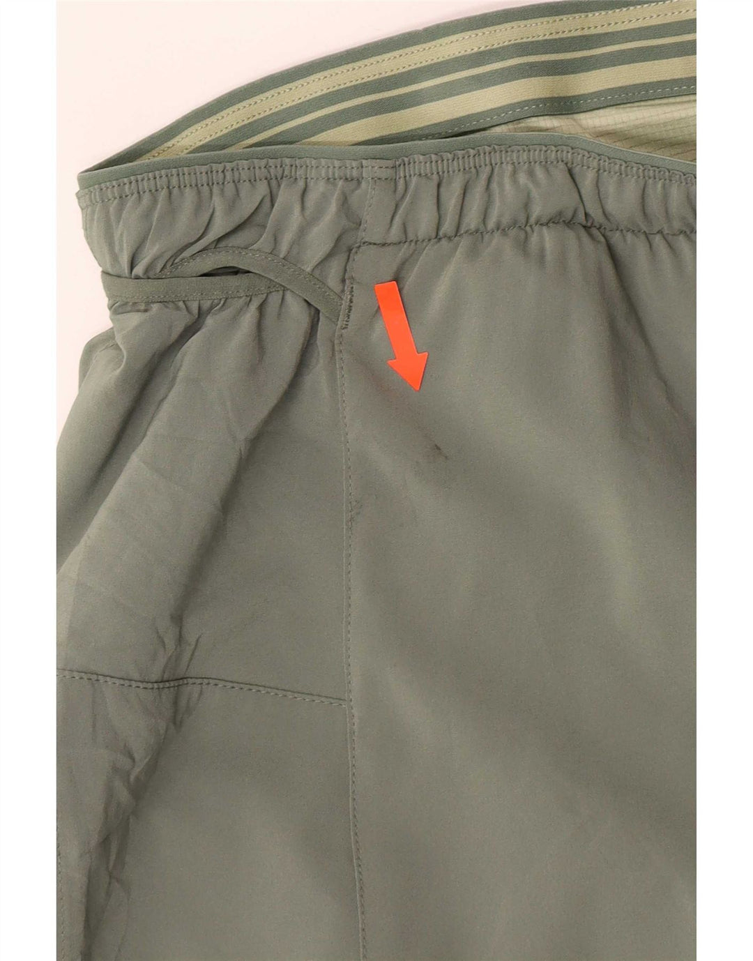 Shorts esportivos femininos Patagonia UK 14 grande poliéster cáqui