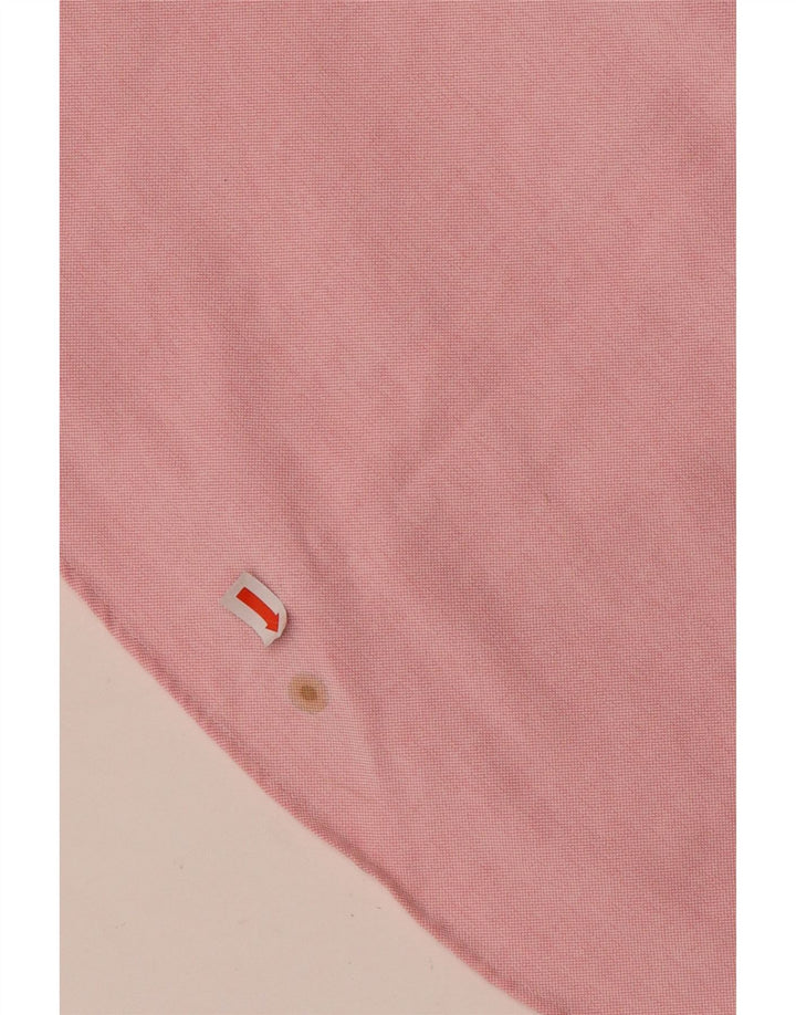Polo Ralph Lauren Mens Custom Fit Camisa Médio Algodão Rosa