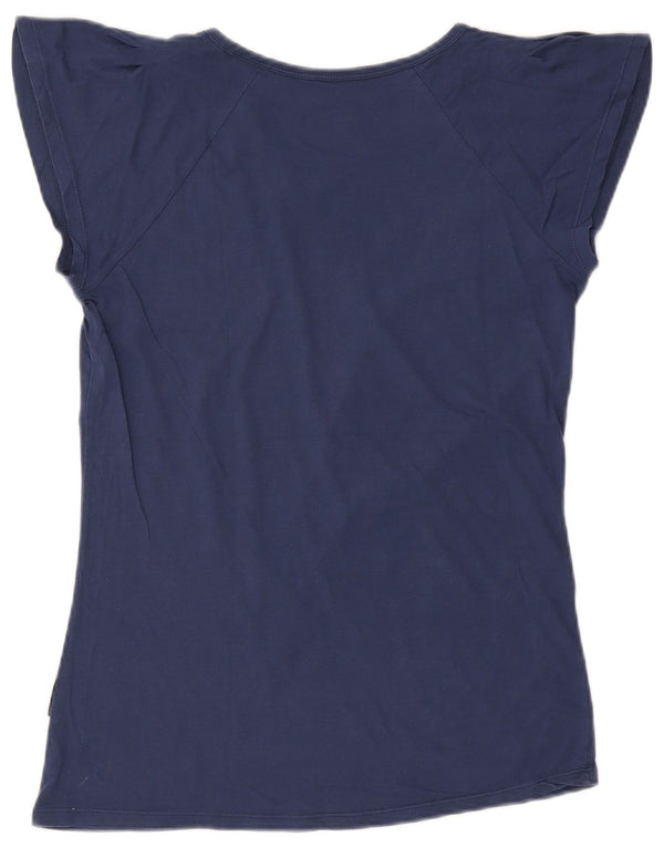 Camiseta feminina Calvin Klein Jeans com estampa gráfica UK 18 XL azul marinho algodão