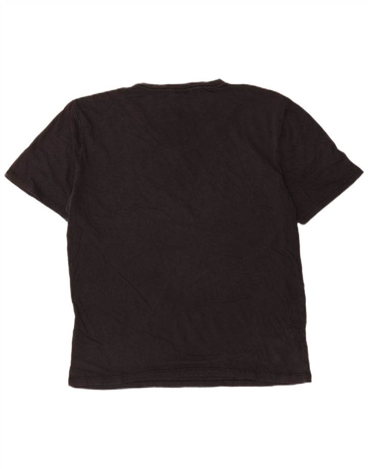 Camiseta masculina Reiss Top XL algodão cinza
