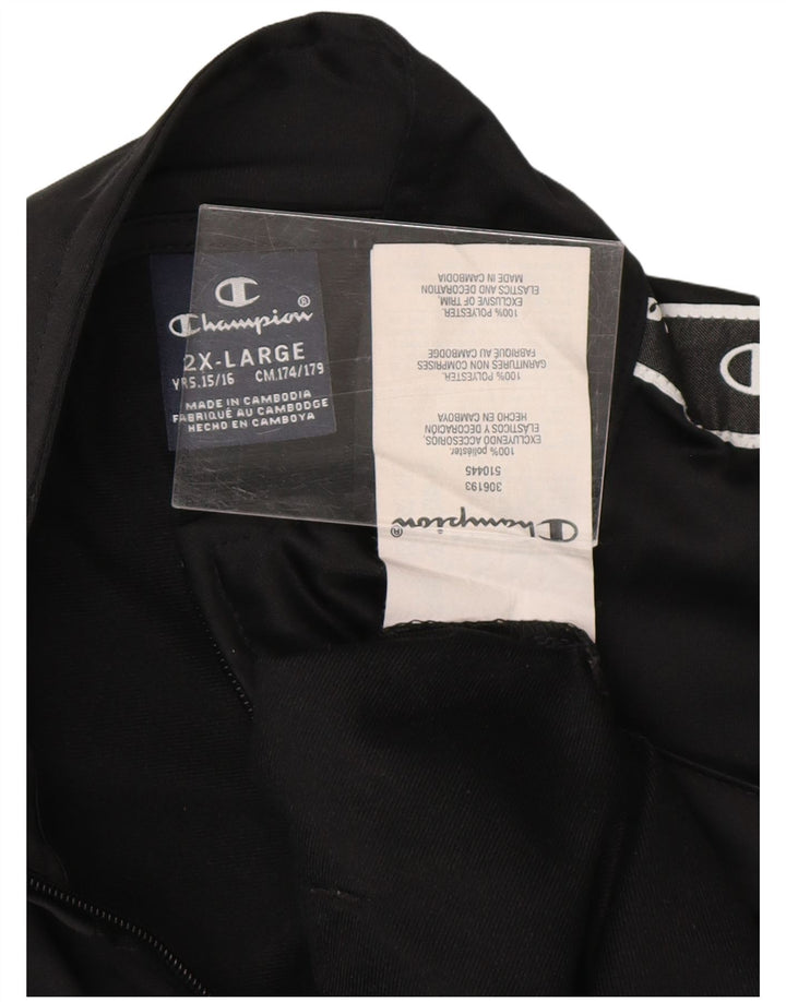 CHAMPION Boys Graphic Treino Top Jaqueta 15-16 Anos 2XL Poliéster Preto