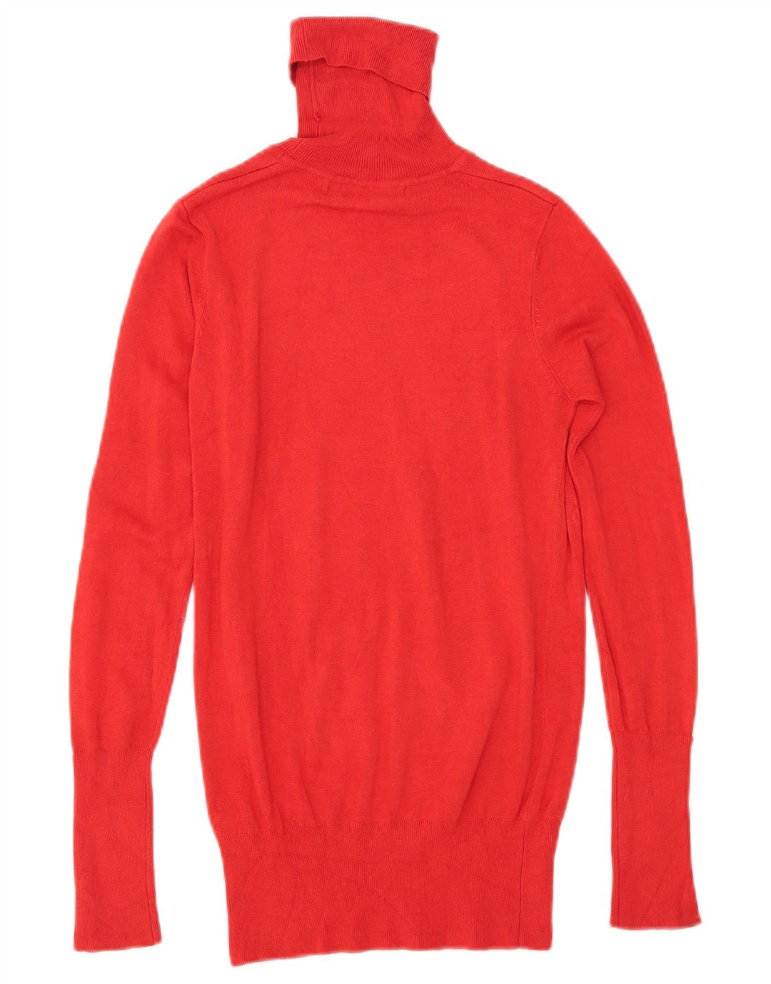 Suéter feminino Zara com gola redonda, Reino Unido 10 pequeno rayon vermelho