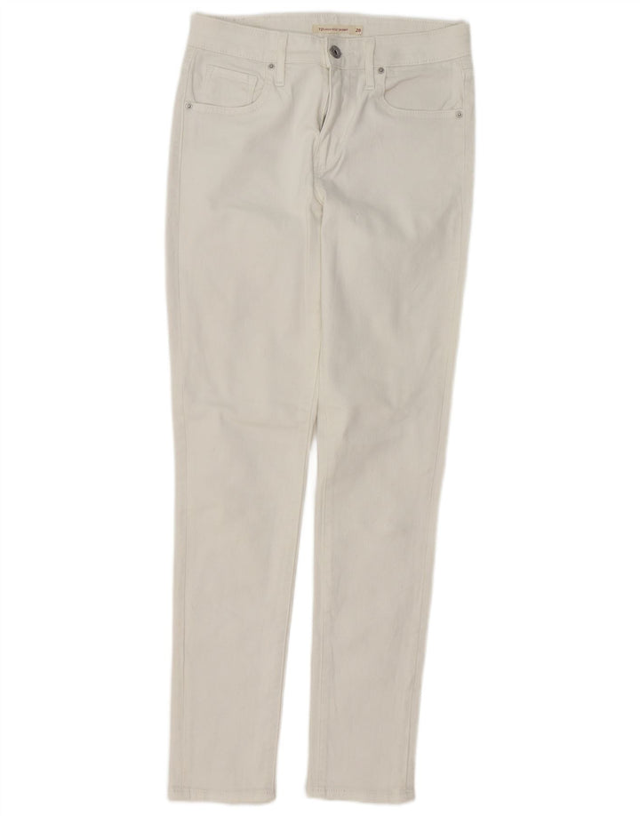 Calça jeans skinny feminina LEVI'S 721 de cintura alta W26 L29 branca