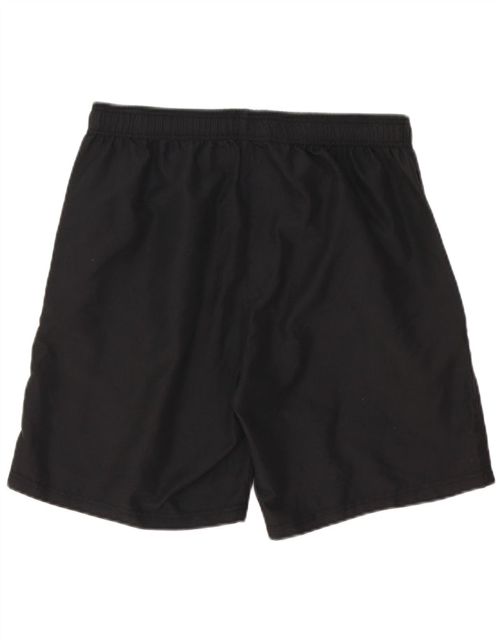 Shorts esportivos gráficos masculinos Kappa grande poliéster preto