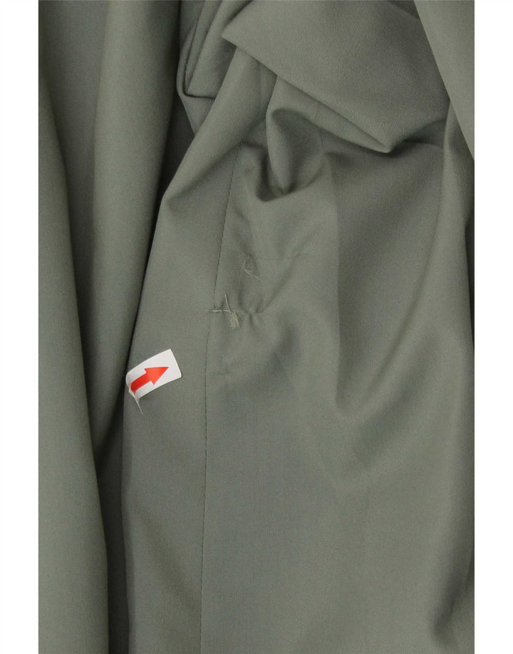 Jaqueta blazer masculina vintage com 1 botão IT 52 XL acetato verde