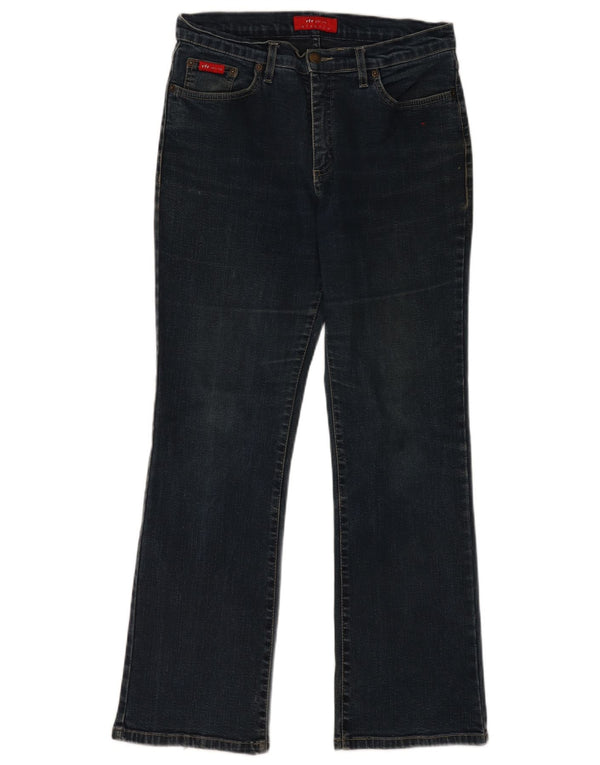 Calça jeans feminina Marks & Spencer Per Una Straight UK 14 grande W32 L29 azul