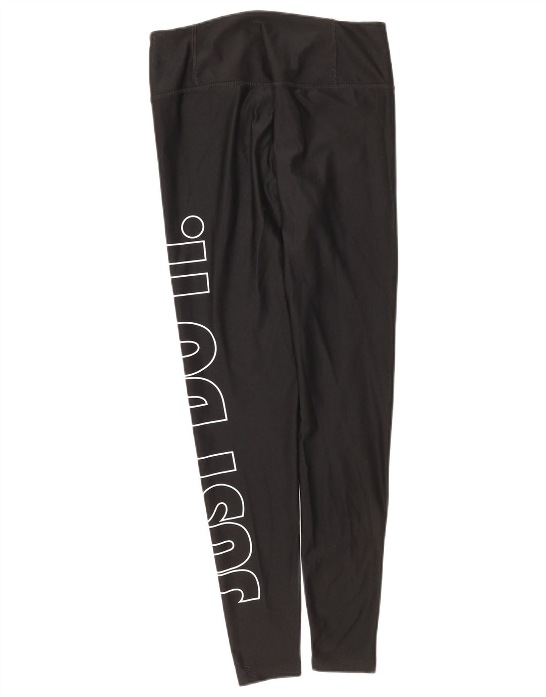 Leggings Nike Womens Dri Fit Graphic UK 8 Pequeno Poliéster Preto