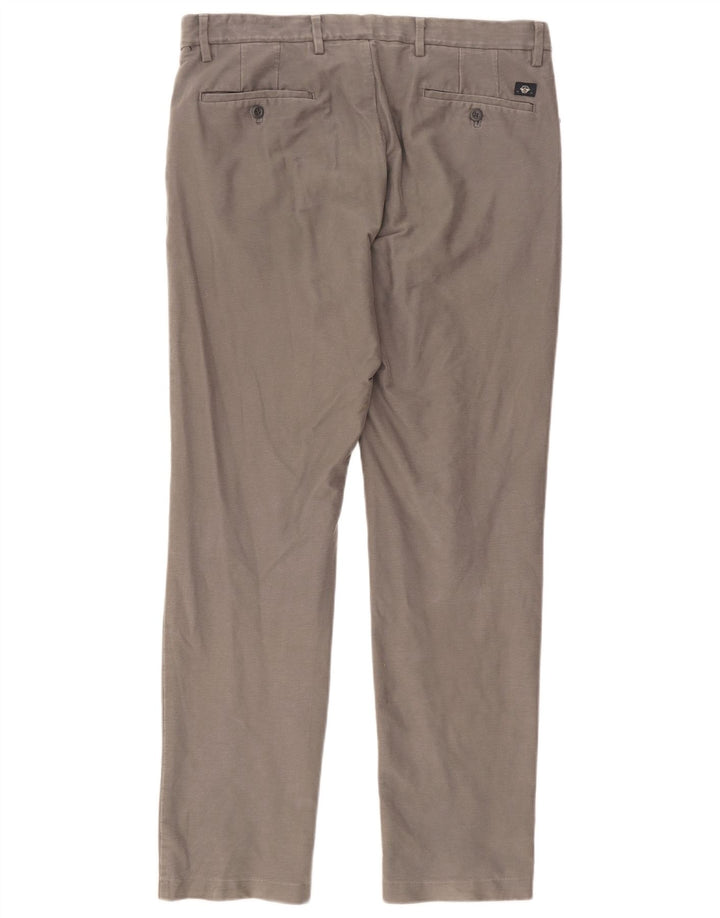 Calça Dockers Mens Slim Chino W34 L31 Algodão Cinza