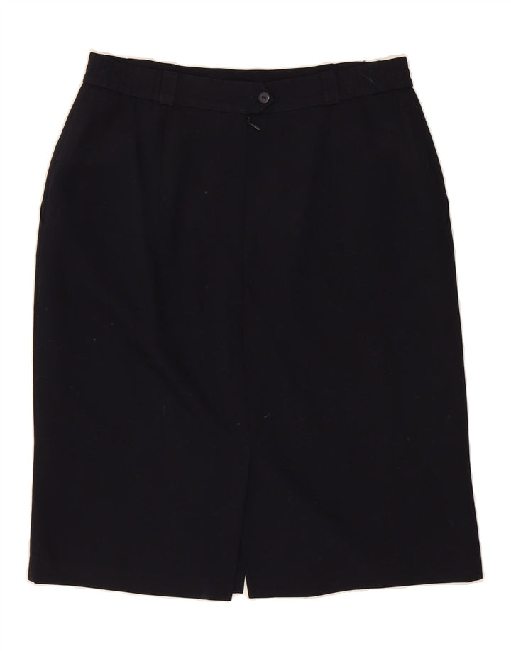 BASLER Womens Straight Skirt UK 18 XL W34  Black Vintage Basler and Second-Hand Basler from Messina Hembry 