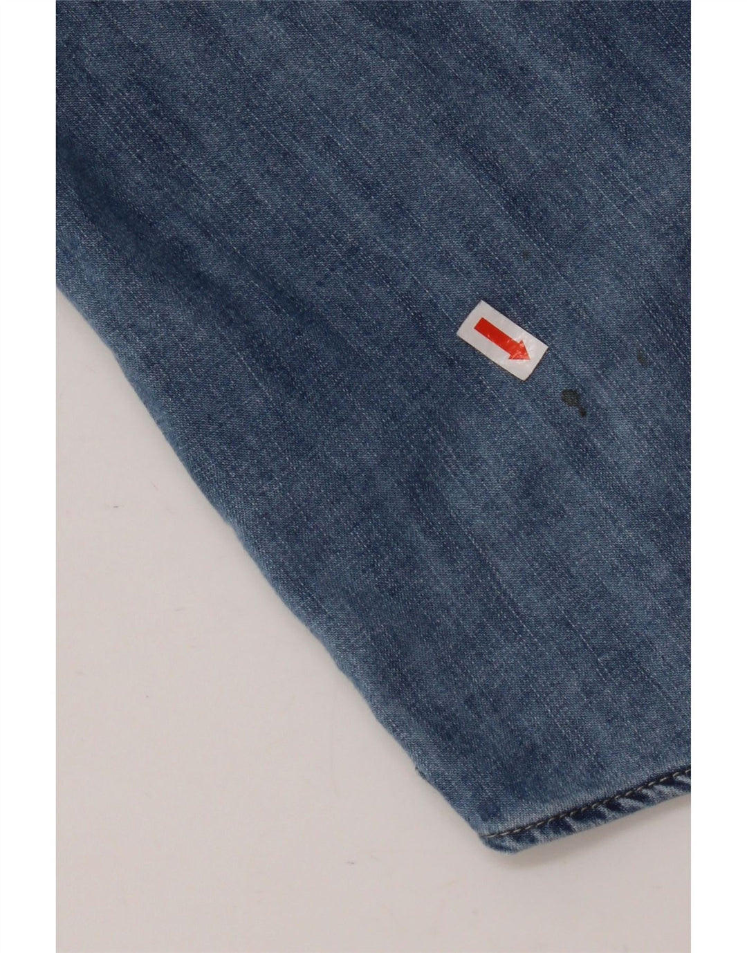 Camisa jeans masculina REPLAY grande algodão azul