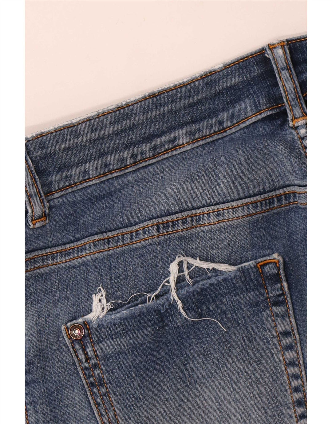 Calça jeans skinny feminina Zara W28 L27 azul