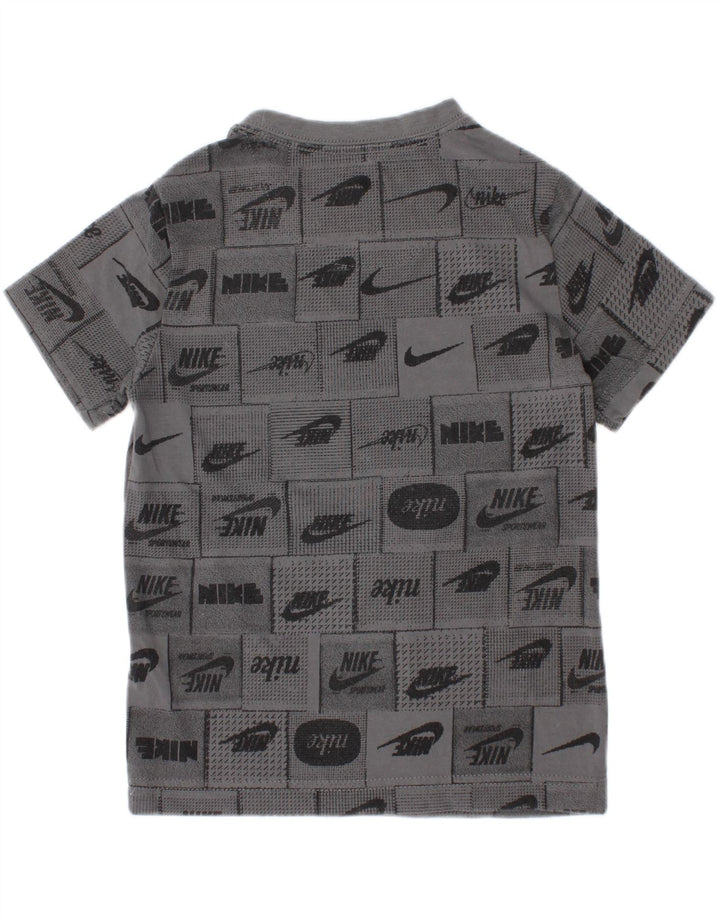 Camiseta Nike Meninos Graphic Top 4-5 Anos Pequeno Cinza