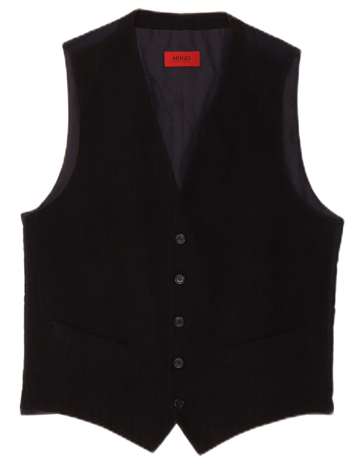 Colete masculino Hugo Boss pequeno azul marinho