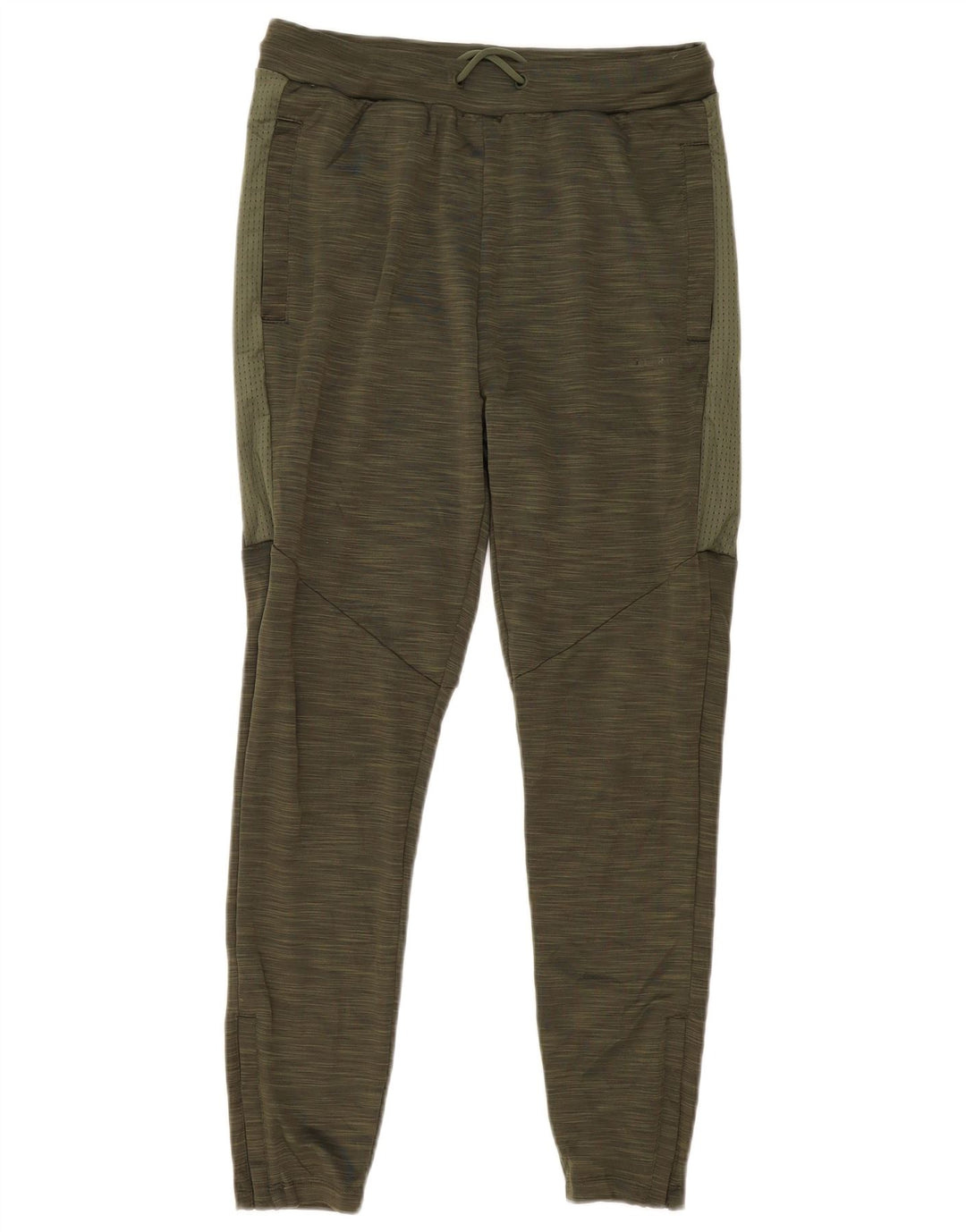 Calças de treino masculinas Superdry em poliéster manchado caqui pequeno