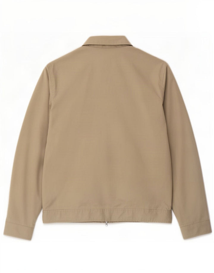 Jaqueta masculina Marks & Spencer Autograph Bomber UK 36 algodão bege pequeno
