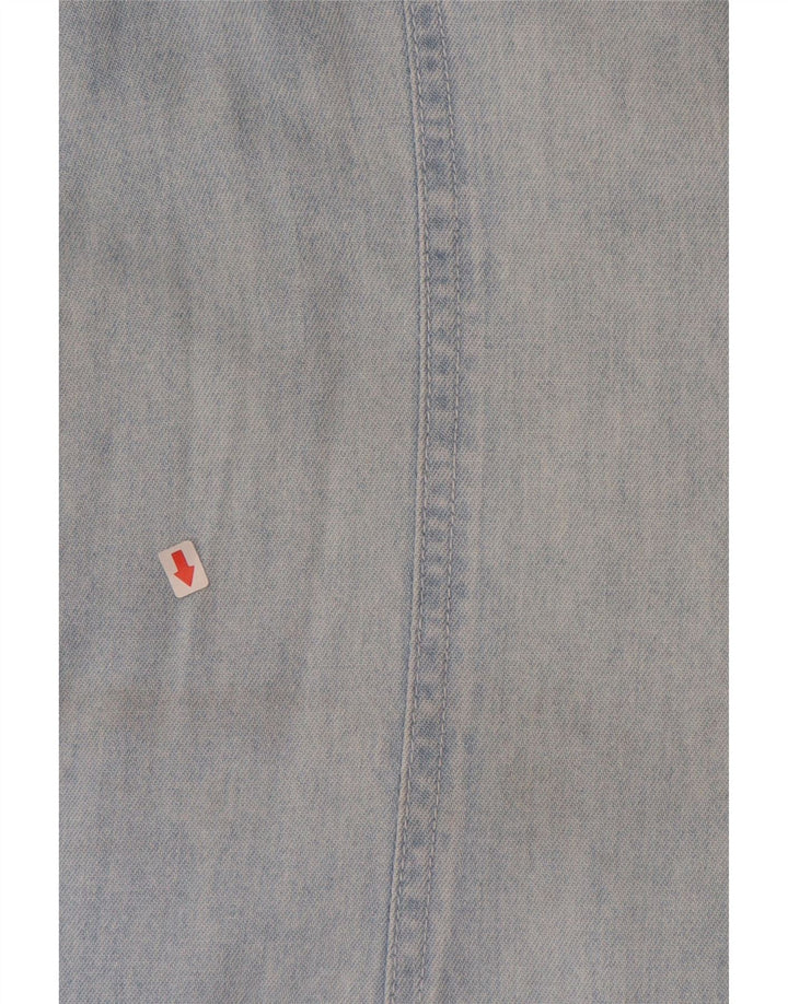 Vestido jeans feminino sem mangas JOHN BANER IT 50 XL algodão azul