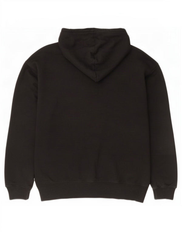 Adidas Mens Loose Fit Hoodie Jumper 2XL Algodão Preto