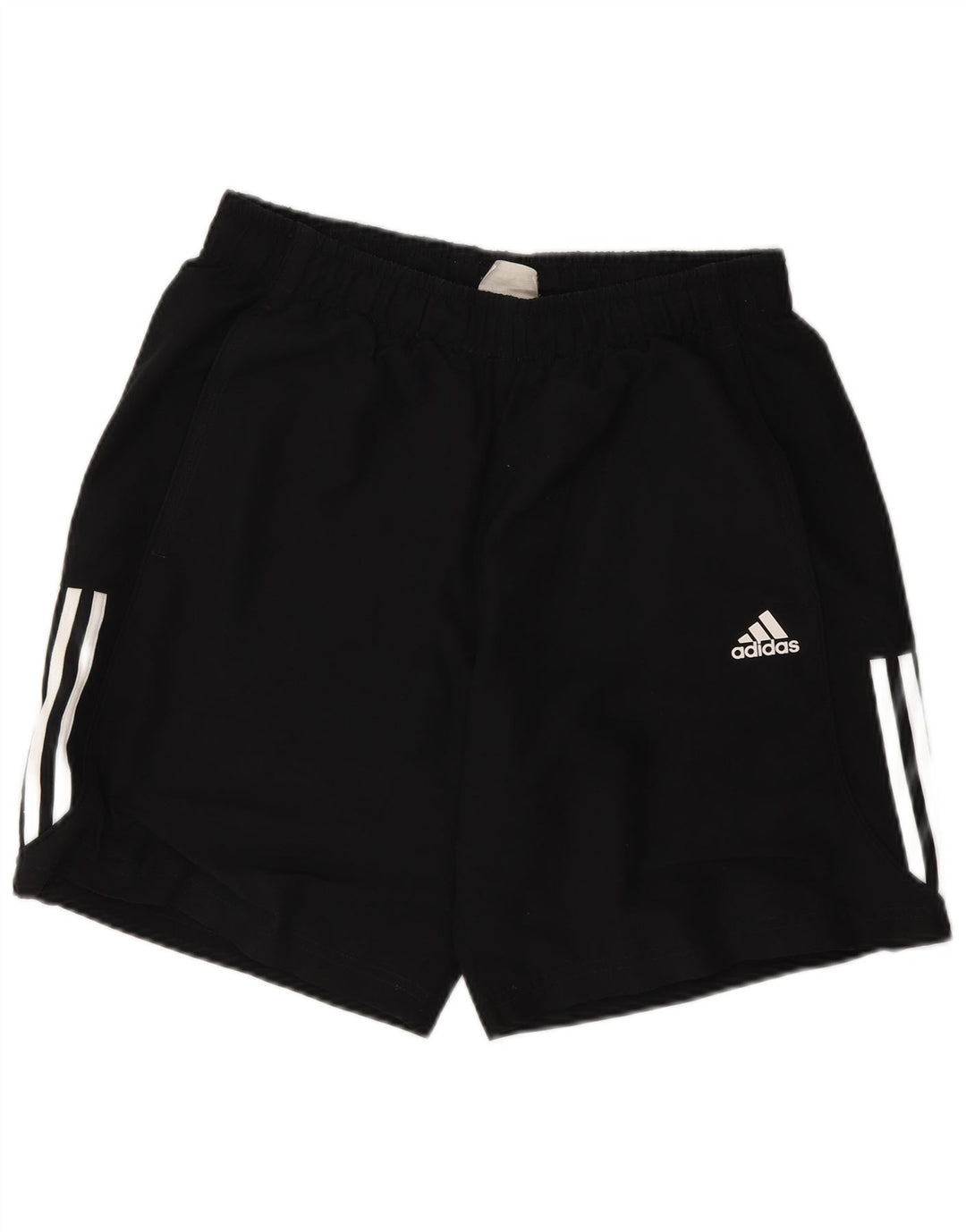 Shorts esportivos masculinos Adidas médio preto poliéster