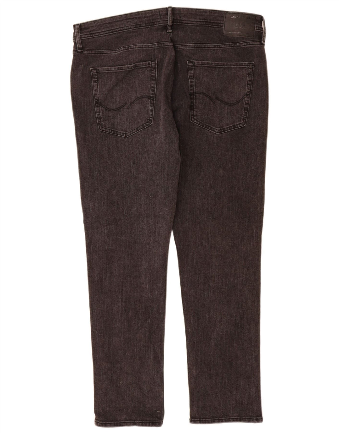 Jeans masculinos Jack & Jones Slim W38 L32 algodão cinza