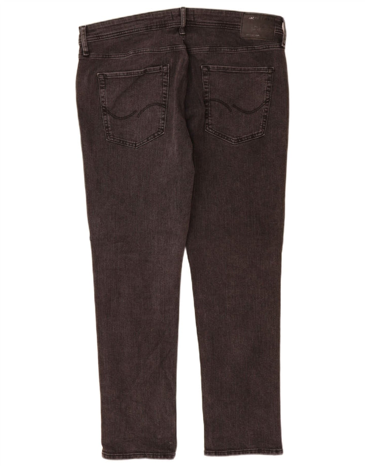 Jeans masculinos Jack & Jones Slim W38 L32 algodão cinza