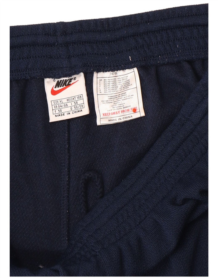 Calça de treino masculina Nike XL azul marinho poliéster