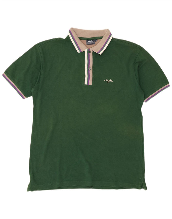Camisa polo masculina Lotto algodão verde médio