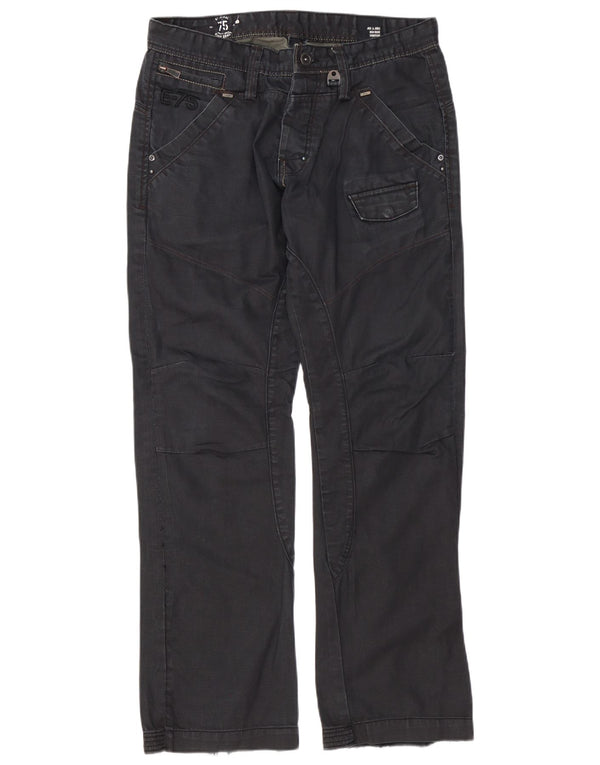 Jeans retos masculinos Jack & Jones W34 L34 algodão preto