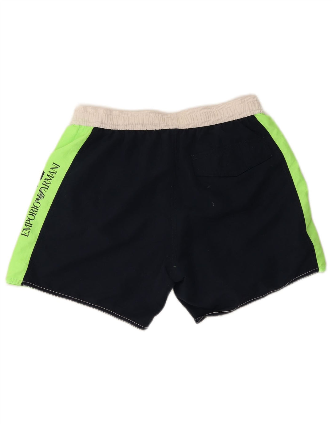 Shorts de natação masculino Emporio Armani EU 48 médio multicolorido Colourblock
