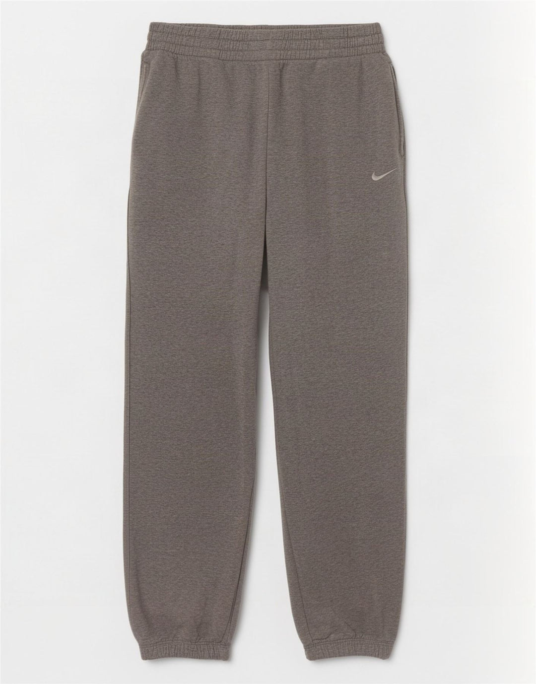 Calça de treino masculina Nike Joggers pequeno cinza manchado de algodão