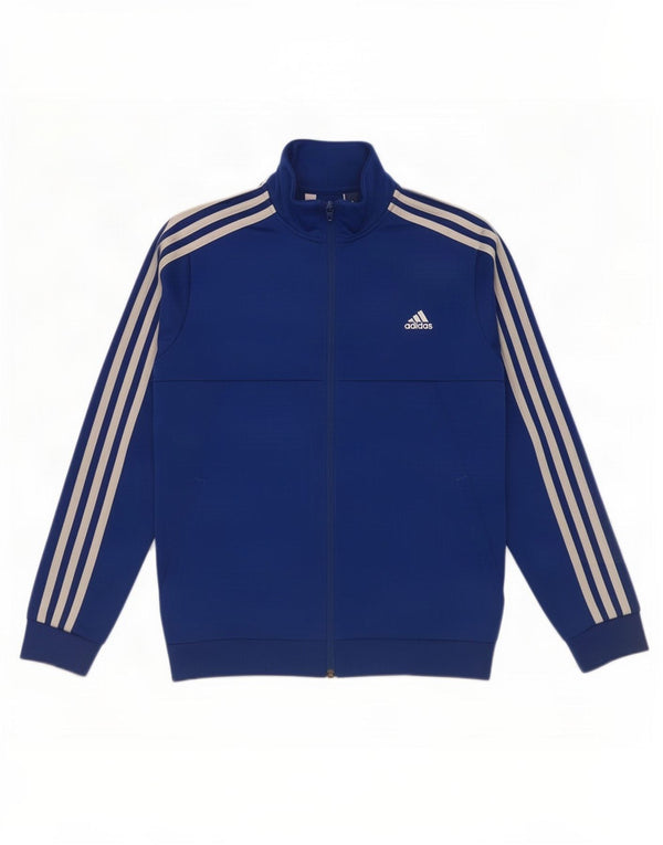 Jaqueta Adidas Meninos Treino Top 11-12 Anos Azul Poliéster