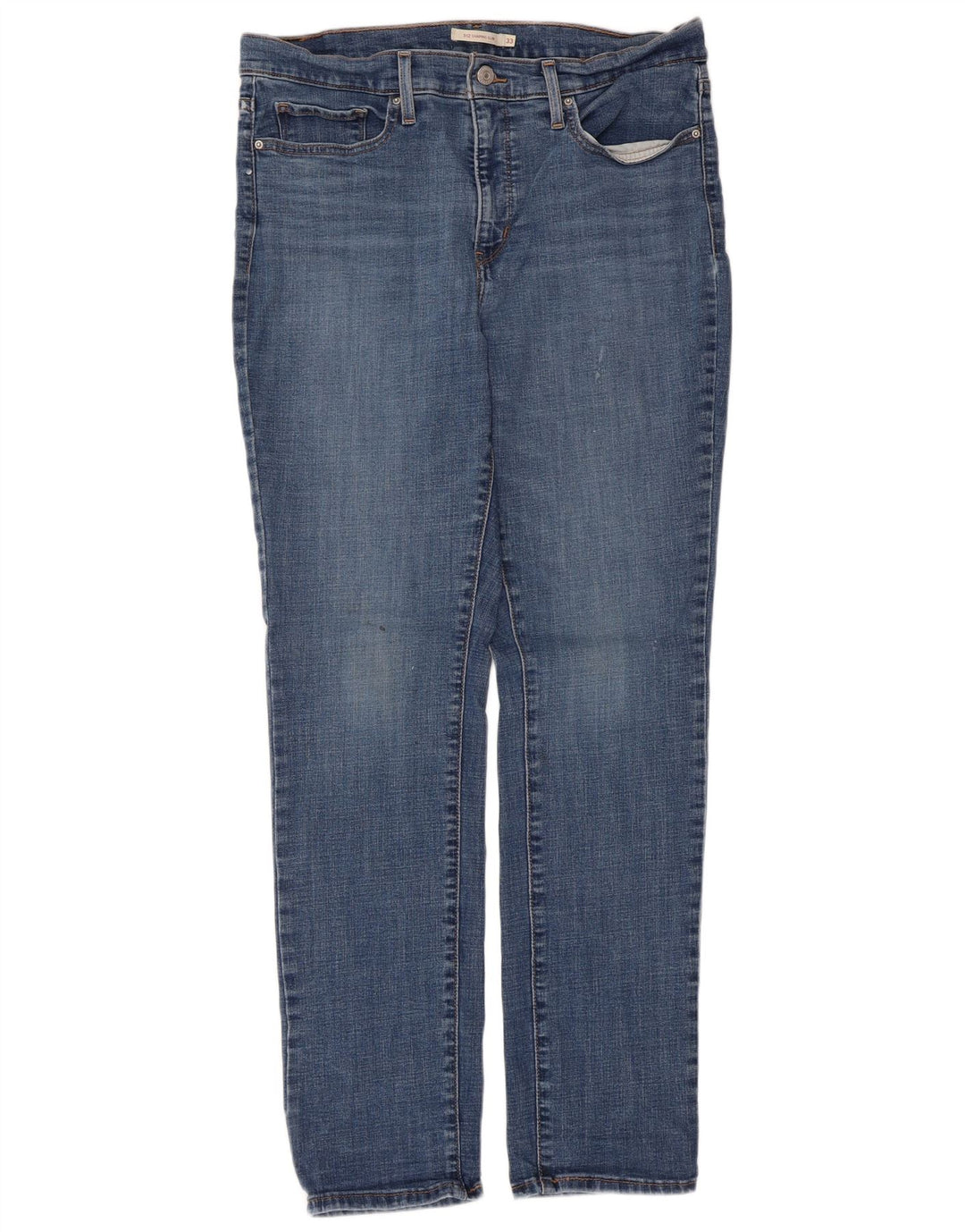 Calça jeans feminina Levi's 312 Shaping Slim W33 L32 azul algodão