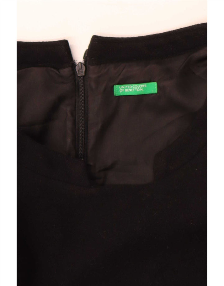 Vestido bainha feminino Benetton UK 12 médio preto