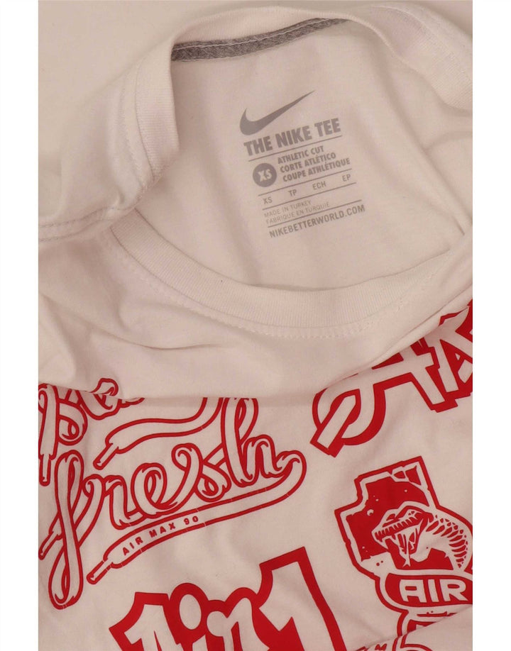 Camiseta Nike Masculina Athletic Cut Graphic Top XS Branco
