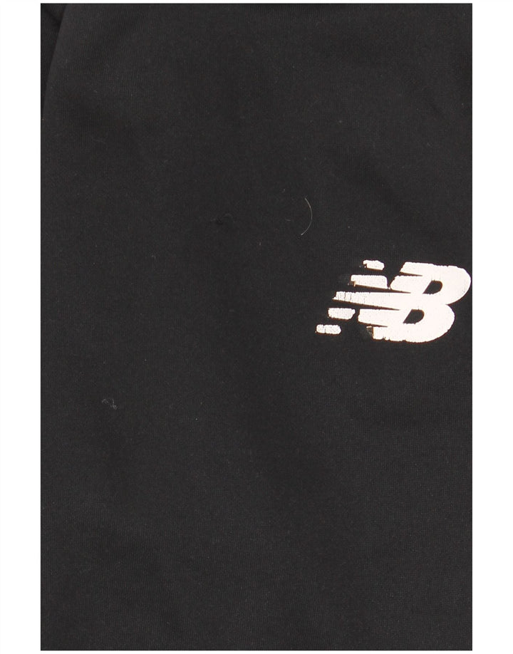 New Balance Mens Calças de treino Joggers poliéster preto grande