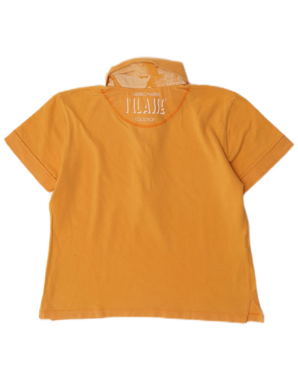 Camisa polo feminina ALVIERO MARTINI UK 18 XL amarelo