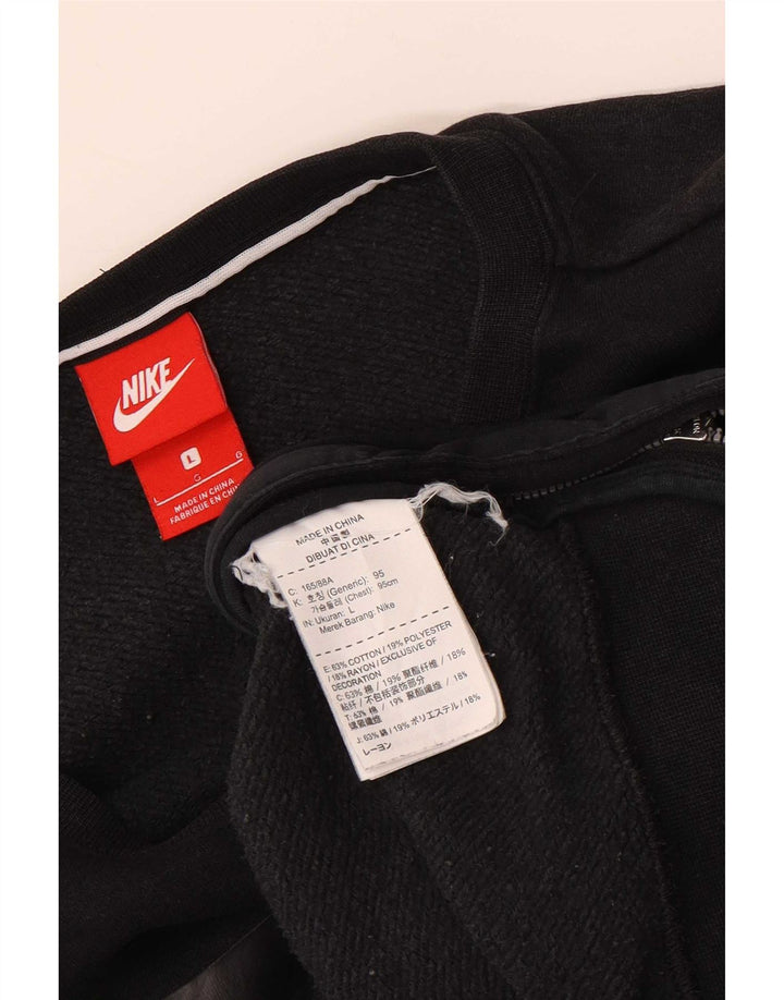 Moletom Nike Air Graphic Oversized Jumper UK 16 Grande Preto