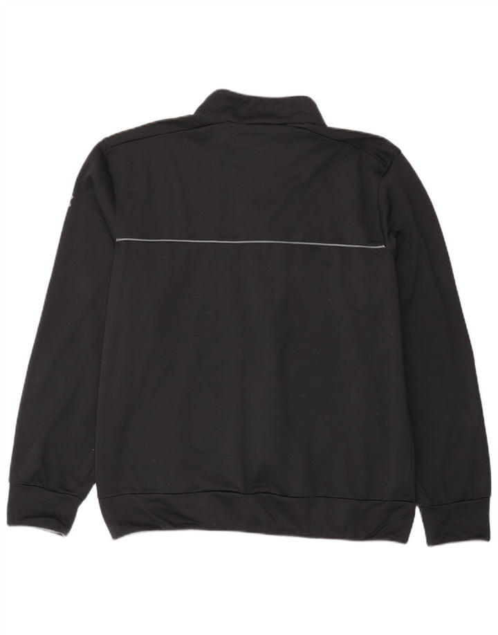 Under Armour masculino solto solto ajuste agasalho jaqueta grande preta