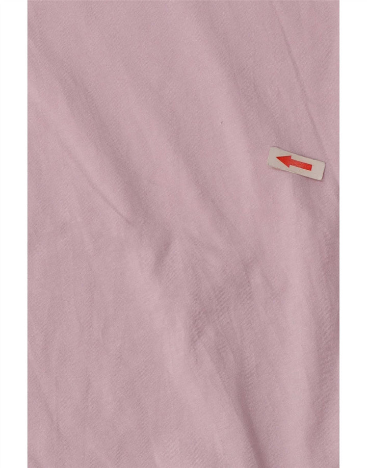 Camiseta feminina Puma UK 12 médio rosa colorblock