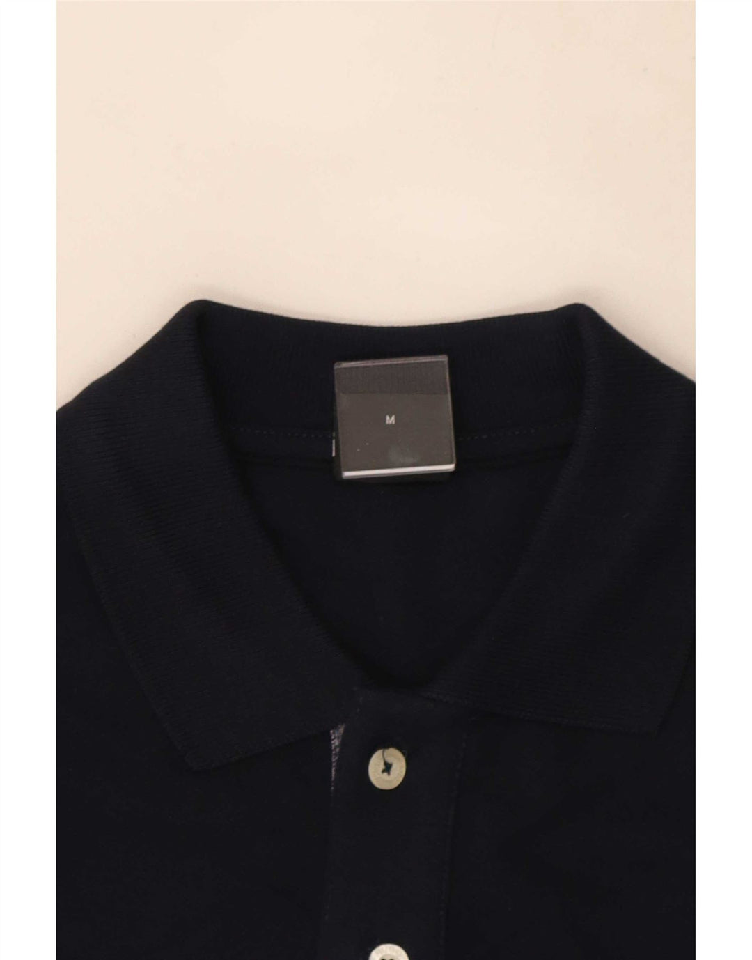 Camisa polo masculina Hugo Boss azul marinho médio