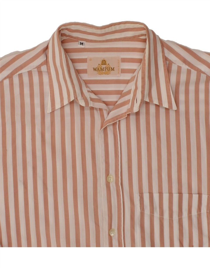 WAMPUM Mens Shirt Medium Pink Striped Vintage Wampum and Second-Hand Wampum from Messina Hembry 