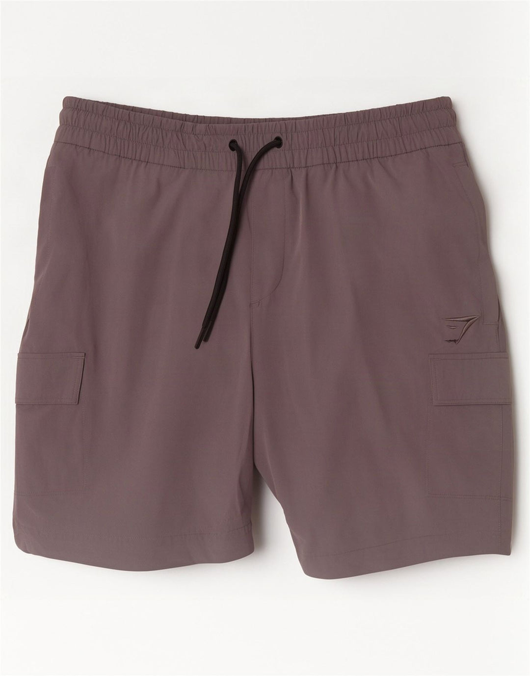 Shorts de natação masculino Gymshark Cargo grande nylon cinza