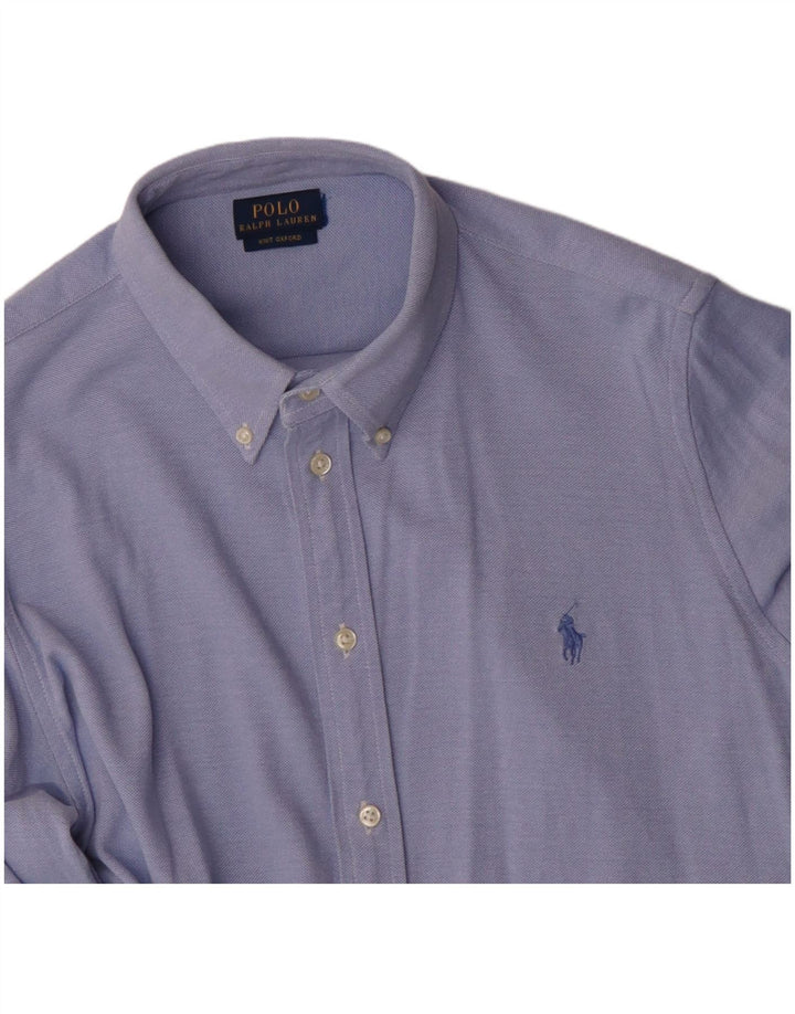 Camisa masculina POLO RALPH LAUREN azul médio