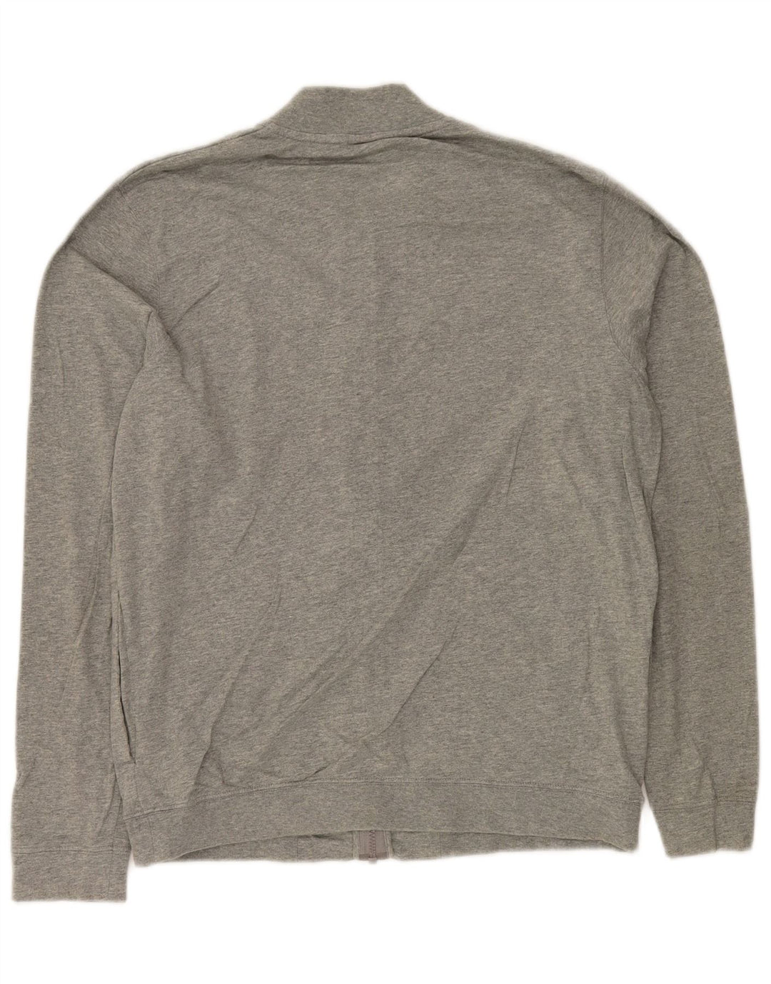 NIKE Mens Tracksuit Top Jacket Médio Algodão Cinza