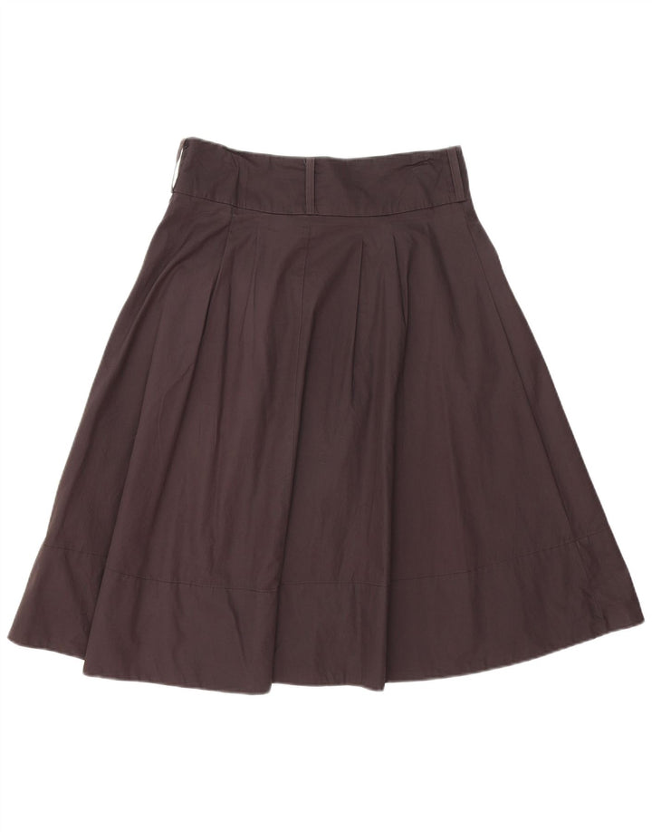 Saia feminina ZARA A-Line médio W30 algodão preto